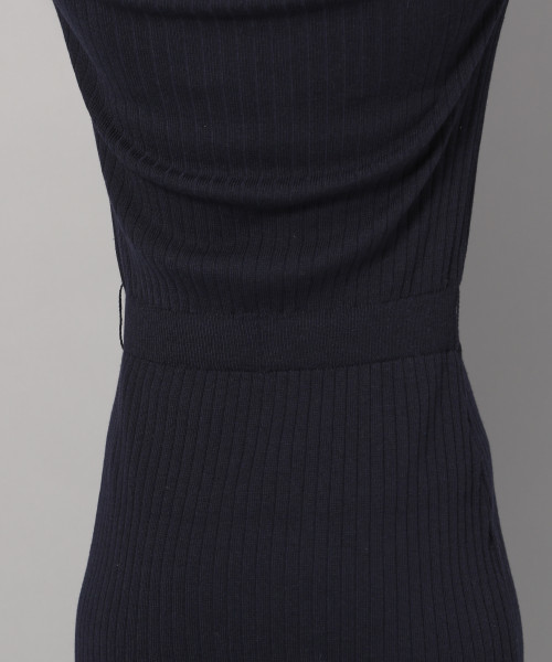 Andemiu（アンデミュウ）の「リブＩラインニットワンピース7分袖811853（ワンピース・レディース・グリーン/モカ/ネイビー・FREE）」の15枚目の写真