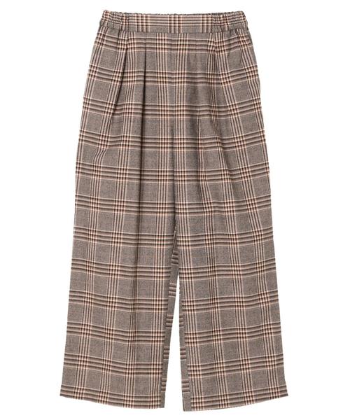 AMERICAN HOLIC（アメリカンホリック）の「・起毛タックワイドパンツ（その他パンツ・レディース・チャコールグレー/ブラック/ベージュ/キャメル/その他8/チェック/ブラック系その他3/ベージュ系その他4・M/L）」の18枚目の写真