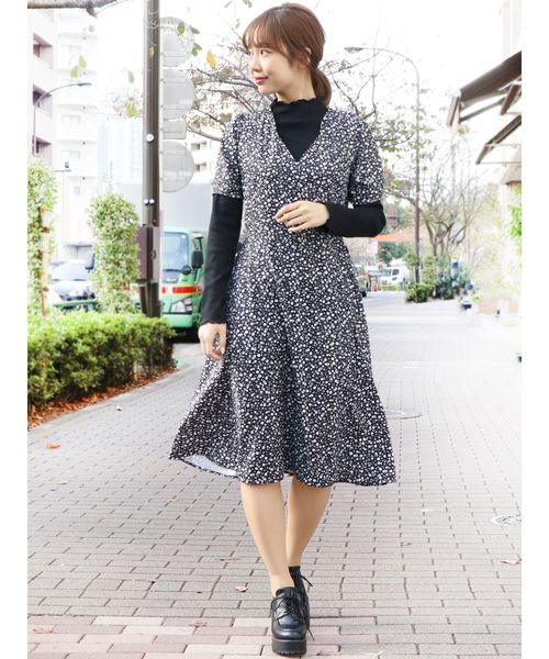 dazzlin（ダズリン）の「ヴィンテージフラワーワンピース（ワンピース  