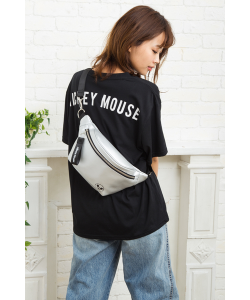 Disney（ディズニー）の「Disney（ディズニー）ヒップバッグ（ボディバッグ/ウエストポーチ・レディース・ブラック/シルバー/ホワイト・FREE）」の14枚目の写真