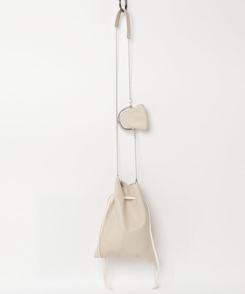 ED ROBERT JUDSON（エドロバートジャドソン）の「【ED ROBERT JUDSON】 FRAME PURSE WITH POUCH（ショルダーバッグ・メンズ・ブラック/ベージュ/イエロー/ブラウン/ダークブラウン/グリーン/ライトベージュ・FREE）」の6枚目の写真