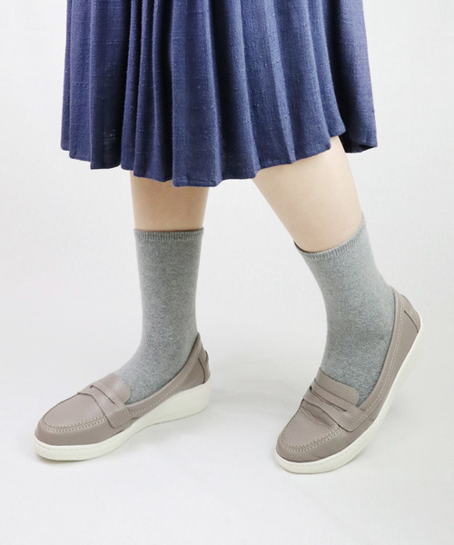 MODE KAORI(モードカオリ)の「プラットフォームローファー(ローファー・レディース・ブラック/グレー/ホワイト・23.5cm/24cm/24.5cm/23cm/22.5cm)」の3枚目の写真
