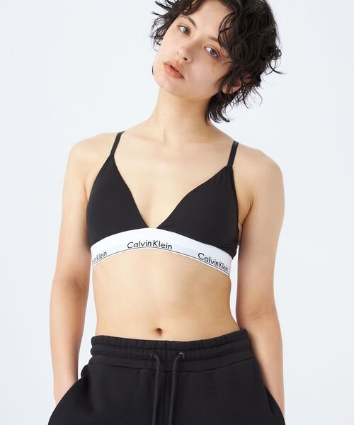 Icon Cotton ライトリーライントライアングル ブラ（ブラジャー