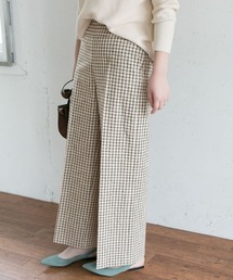 チェックセンプレパンツ