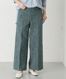 チェックセンプレパンツ