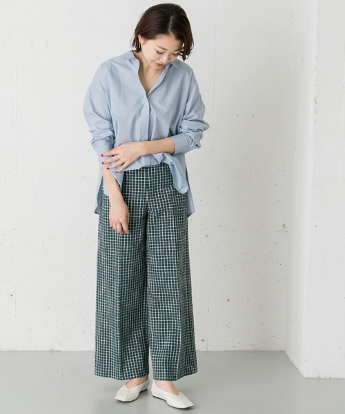 URBAN RESEARCH ROSSO WOMEN（アーバンリサーチ　ロッソ）の「チェックセンプレパンツ（その他パンツ・レディース・ベージュ系その他/ブルー系その他・38/36）」の15枚目の写真