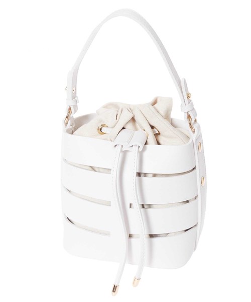 fifth（フィフス）の「巾着付きバケツバッグ（ショルダーバッグ・レディース・ホワイト/ベージュ/ブルー・FREE）」の9枚目の写真