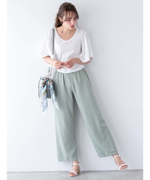 fifth（フィフス）の「巾着付きバケツバッグ（ショルダーバッグ・レディース・ホワイト/ベージュ/ブルー・FREE）」の15枚目の写真