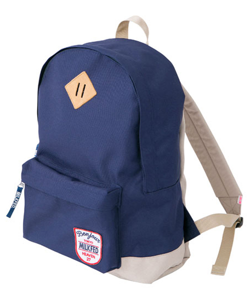 MILKFED.(ミルクフェド)の「BACK PACK "BONJOUR" (バックパック/リュック/無地)(バックパック/リュック・レディース・ブラック/ネイビー/ピンク・ONESIZE)」の3枚目の写真