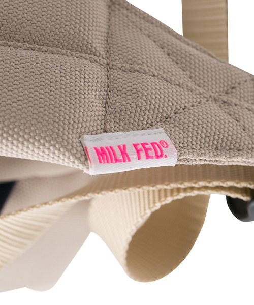 MILKFED.(ミルクフェド)の「BACK PACK "BONJOUR" (バックパック/リュック/無地)(バックパック/リュック・レディース・ブラック/ネイビー/ピンク・ONESIZE)」の5枚目の写真