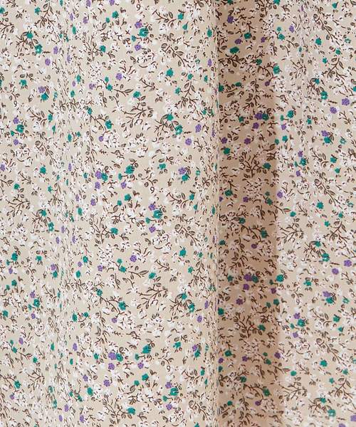 natural couture(ナチュラルクチュール)の「Wドロストリボンギャザーワンピース(ワンピース・レディース・ブラック/ベージュ/オレンジ/グリーン/ブラック系その他/ベージュ系その他・FREE)」の9枚目の写真