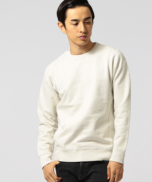 B:MING by BEAMS（ビーミングバイビームス）の「ビーミング by ビームス / スウェットクルー（スウェット・メンズ・オフホワイト/ライトグレー/ブラック・MEDIUM/X-LARGE/SMALL/LARGE）」の2枚目の写真