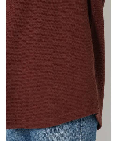 Ungrid（アングリッド）の「2WayハニカムロングスリーブTee（Tシャツ/カットソー・レディース・チャコールグレー/ブラウン/オフホワイト・FREE）」の9枚目の写真