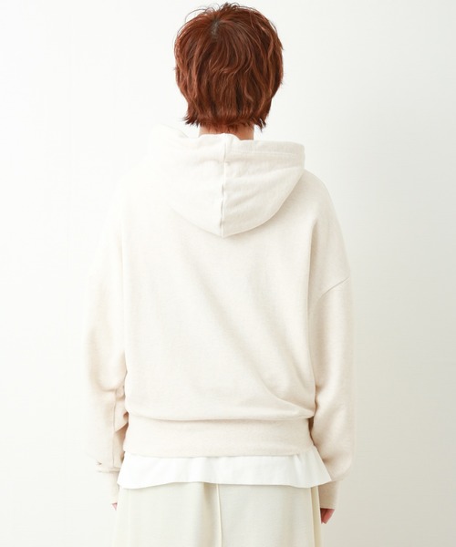 libelle more（リベル モア）の「スウェット　ビンテージカラーパーカートレーナー（パーカー・レディース・ネイビー/モカ/スミクロ/オートミール・FREE）」の12枚目の写真