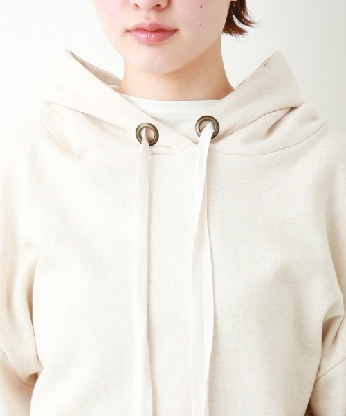 libelle more（リベル モア）の「スウェット　ビンテージカラーパーカートレーナー（パーカー・レディース・ネイビー/モカ/スミクロ/オートミール・FREE）」の14枚目の写真