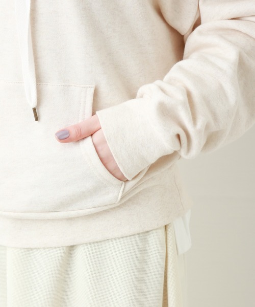 libelle more（リベル モア）の「スウェット　ビンテージカラーパーカートレーナー（パーカー・レディース・ネイビー/モカ/スミクロ/オートミール・FREE）」の16枚目の写真
