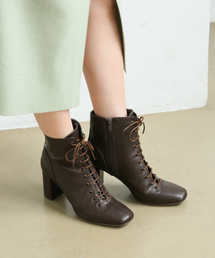 LOWRYS FARM | レースＵＰヒールブーツ　851977(ブーツ)