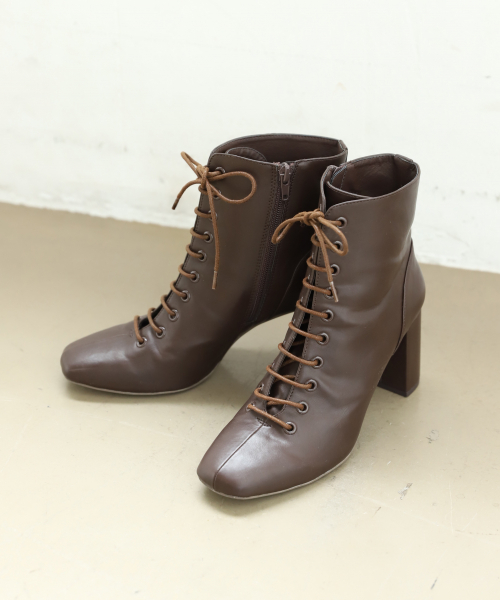 LOWRYS FARM(ローリーズファーム)の「レースUPヒールブーツ 851977(ブーツ・レディース・ブラック/ブラウン・MEDIUM/LARGE)」の7枚目の写真