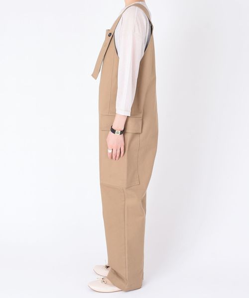 SHIPS（シップス）の「サイドポケットサロペット◇（サロペット/オーバーオール・レディース・ブラック/カーキ/ナチュラル・ONE SIZE）」の11枚目の写真