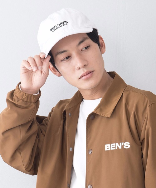 BEN DAVIS(ベンデイビス)の「【BEN DAVIS/ベンデイビス】ツイルキャップ BDW-9483 ローキャップ ブランドロゴ刺繍 ユニセックス(キャップ・メンズ・ブラック/ネイビー/ライトベージュ/ホワイト/カーキ・FREE)」の2枚目の写真
