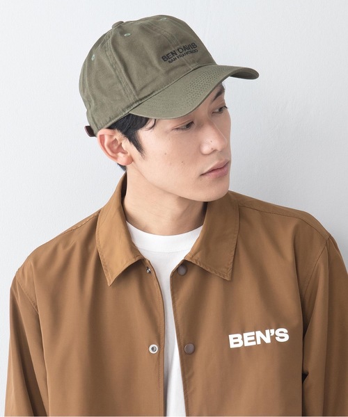 BEN DAVIS(ベンデイビス)の「【BEN DAVIS/ベンデイビス】ツイルキャップ BDW-9483 ローキャップ ブランドロゴ刺繍 ユニセックス(キャップ・メンズ・ブラック/ネイビー/ライトベージュ/ホワイト/カーキ・FREE)」の4枚目の写真