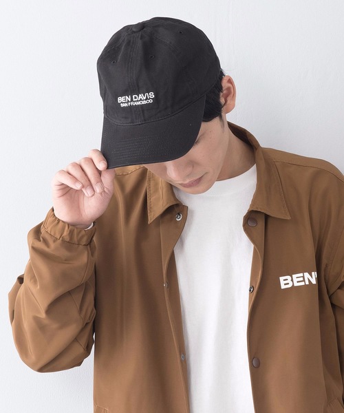 BEN DAVIS(ベンデイビス)の「【BEN DAVIS/ベンデイビス】ツイルキャップ BDW-9483 ローキャップ ブランドロゴ刺繍 ユニセックス(キャップ・メンズ・ブラック/ネイビー/ライトベージュ/ホワイト/カーキ・FREE)」の3枚目の写真