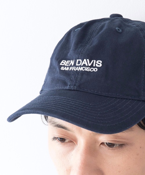 BEN DAVIS(ベンデイビス)の「【BEN DAVIS/ベンデイビス】ツイルキャップ BDW-9483 ローキャップ ブランドロゴ刺繍 ユニセックス(キャップ・メンズ・ブラック/ネイビー/ライトベージュ/ホワイト/カーキ・FREE)」の9枚目の写真