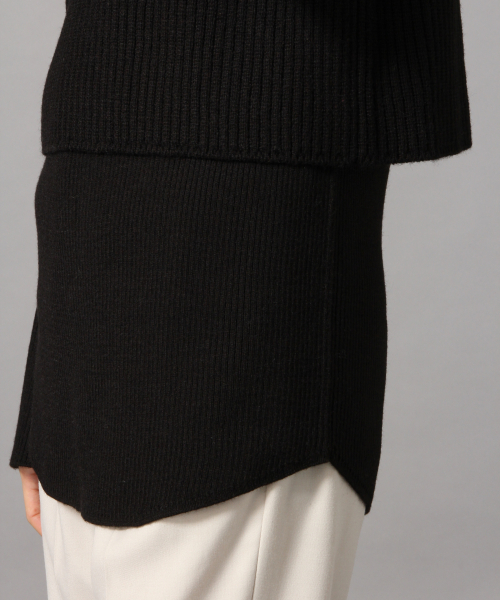 LOWRYS FARM（ローリーズファーム）の「リブアシメ２Ｐプルオーバー　861565（ニット/セーター・レディース・アイボリー/ブラック/ブラウン/グリーン系その他・FREE）」の11枚目の写真