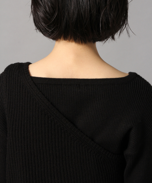 LOWRYS FARM（ローリーズファーム）の「リブアシメ２Ｐプルオーバー　861565（ニット/セーター・レディース・アイボリー/ブラック/ブラウン/グリーン系その他・FREE）」の13枚目の写真