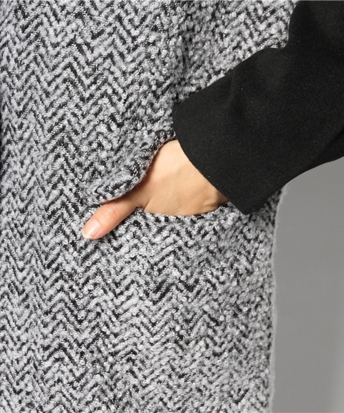 WEGO（ウィゴー）の「WEGO/バイカラーチェスターコート（チェスターコート・レディース・グレー系その他/その他1・FREE）」の12枚目の写真