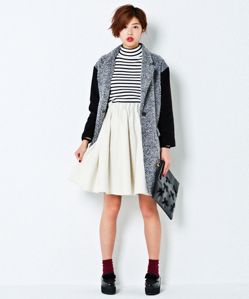 WEGO（ウィゴー）の「WEGO/バイカラーチェスターコート（チェスターコート・レディース・グレー系その他/その他1・FREE）」の16枚目の写真