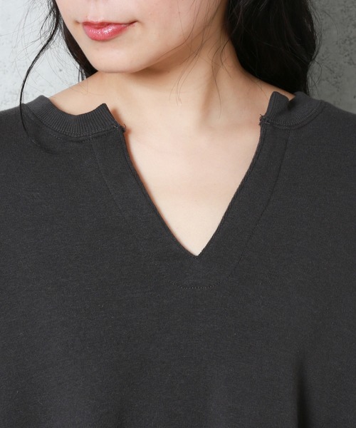 n'ee-ne（ネーネ）の「裏起毛キーネックワンピース（ワンピース・レディース・ブラック系その他/グレー系その他/ブラウン系その他/ベージュ系その他/ブラック系その他2/グレー系その他2/ブラウン系その他2/ベージュ系その他2・FREE）」の11枚目の写真