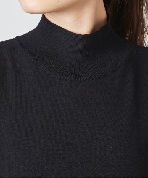 mystic(ミスティック)の「ハイネックノースリニット(ニット/セーター・レディース・ブラック/ベージュ/ラベンダー・FREE)」の6枚目の写真