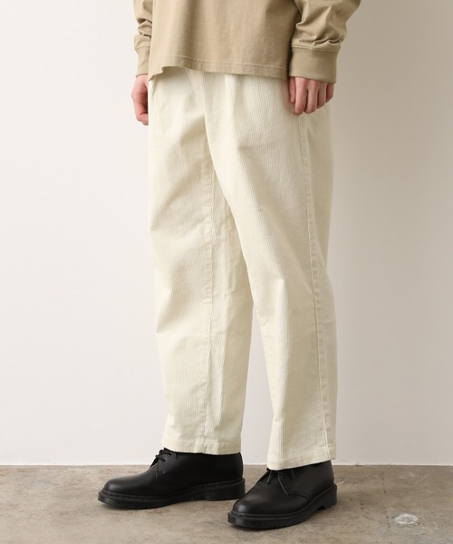 JUNRED（ジュンレッド）の「スプリングカラーコーデュロイワイド（その他パンツ・メンズ・ホワイト/サックスブルー・S/M/L）」の2枚目の写真