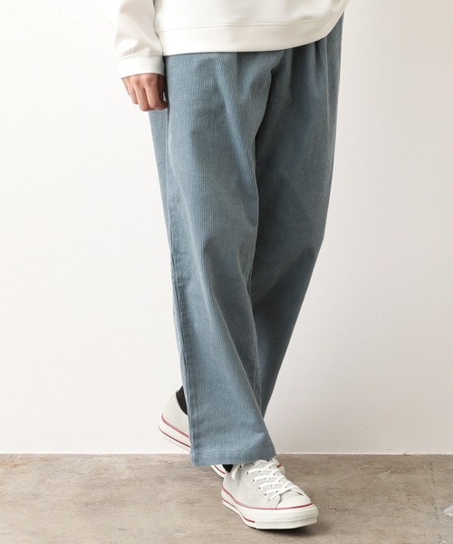 JUNRED（ジュンレッド）の「スプリングカラーコーデュロイワイド（その他パンツ・メンズ・ホワイト/サックスブルー・S/M/L）」の3枚目の写真