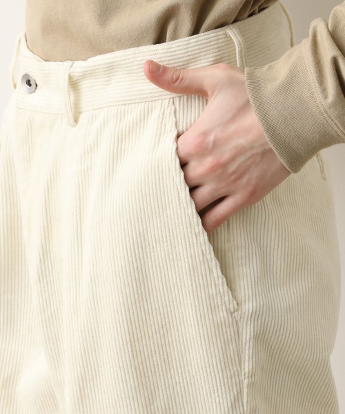 JUNRED（ジュンレッド）の「スプリングカラーコーデュロイワイド（その他パンツ・メンズ・ホワイト/サックスブルー・S/M/L）」の5枚目の写真