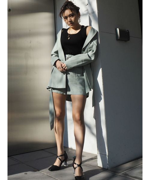 EVRIS(エヴリス)の「ハイウエストショートパンツ(その他パンツ・レディース・ブラック/ブラウン/ミント・SMALL/MEDIUM)」の8枚目の写真