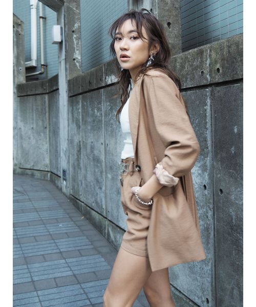 EVRIS(エヴリス)の「ハイウエストショートパンツ(その他パンツ・レディース・ブラック/ブラウン/ミント・SMALL/MEDIUM)」の7枚目の写真