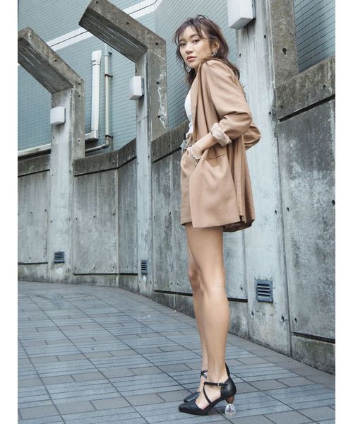 EVRIS(エヴリス)の「ハイウエストショートパンツ(その他パンツ・レディース・ブラック/ブラウン/ミント・SMALL/MEDIUM)」の15枚目の写真