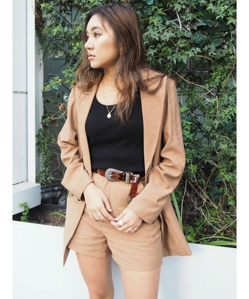 EVRIS(エヴリス)の「ハイウエストショートパンツ(その他パンツ・レディース・ブラック/ブラウン/ミント・SMALL/MEDIUM)」の17枚目の写真