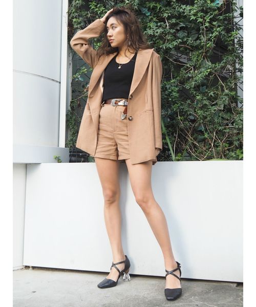 EVRIS(エヴリス)の「ハイウエストショートパンツ(その他パンツ・レディース・ブラック/ブラウン/ミント・SMALL/MEDIUM)」の18枚目の写真
