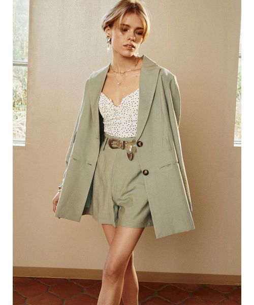 EVRIS(エヴリス)の「ハイウエストショートパンツ(その他パンツ・レディース・ブラック/ブラウン/ミント・SMALL/MEDIUM)」の21枚目の写真
