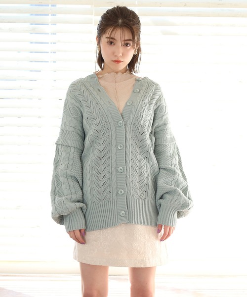 one after another NICE CLAUP（ワンアフターアナザーナイスクラップ）の「プチハイネックシアーインナー（Tシャツ/カットソー・レディース・ブラウン/グリーン/ピンクベージュ・FREE）」の6枚目の写真