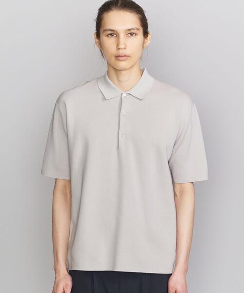BEAUTY&YOUTH UNITED ARROWS(ビューティーアンドユースユナイテッドアローズ)の「BY ミラノリブ ニット ポロシャツ(ポロシャツ・メンズ・ネイビー/ライトグレー/ケリー・SMALL/MEDIUM/LARGE/X-LARGE)」の15枚目の写真