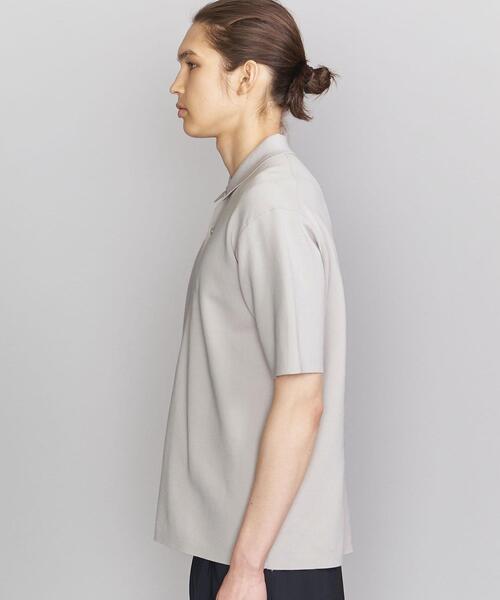 BEAUTY&YOUTH UNITED ARROWS(ビューティーアンドユースユナイテッドアローズ)の「BY ミラノリブ ニット ポロシャツ(ポロシャツ・メンズ・ネイビー/ライトグレー/ケリー・SMALL/MEDIUM/LARGE/X-LARGE)」の16枚目の写真