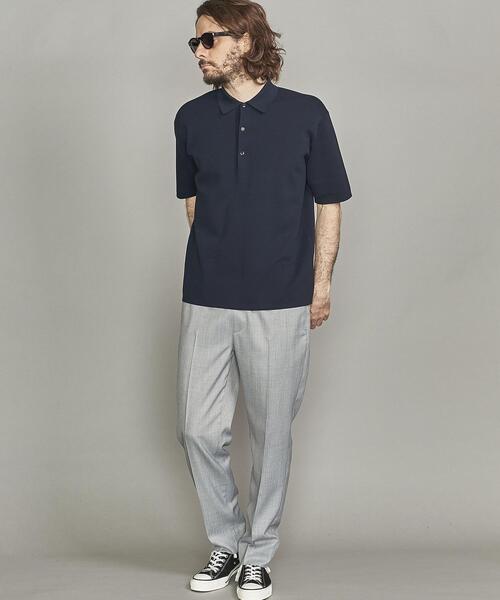 BEAUTY&YOUTH UNITED ARROWS(ビューティーアンドユースユナイテッドアローズ)の「BY ミラノリブ ニット ポロシャツ(ポロシャツ・メンズ・ネイビー/ライトグレー/ケリー・SMALL/MEDIUM/LARGE/X-LARGE)」の20枚目の写真