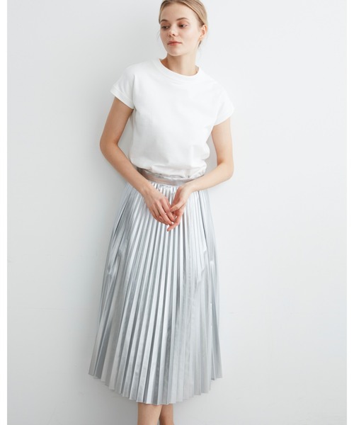 Traditional Weatherwear(トラディショナルウェザーウェア)の「PLEATS SKIRT(スカート・レディース・シルバー・S)」の2枚目の写真