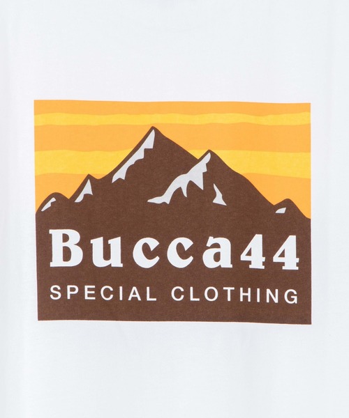 BUCCA 44（ブッカフォーティーフォー）の「【BUCCA 44】マウンテンロゴプリントT（Tシャツ/カットソー・メンズ・ホワイト/イエロー・MEDIUM/LARGE/X-LARGE/XX-LARGE/XXX-LARGE）」の15枚目の写真