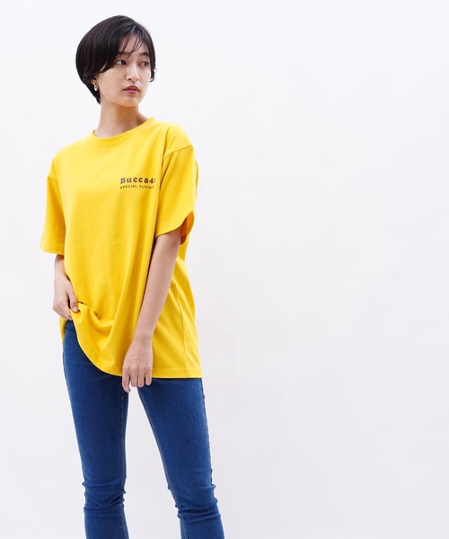 BUCCA 44（ブッカフォーティーフォー）の「【BUCCA 44】マウンテンロゴプリントT（Tシャツ/カットソー・メンズ・ホワイト/イエロー・MEDIUM/LARGE/X-LARGE/XX-LARGE/XXX-LARGE）」の7枚目の写真