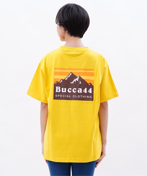 BUCCA 44（ブッカフォーティーフォー）の「【BUCCA 44】マウンテンロゴプリントT（Tシャツ/カットソー・メンズ・ホワイト/イエロー・MEDIUM/LARGE/X-LARGE/XX-LARGE/XXX-LARGE）」の10枚目の写真